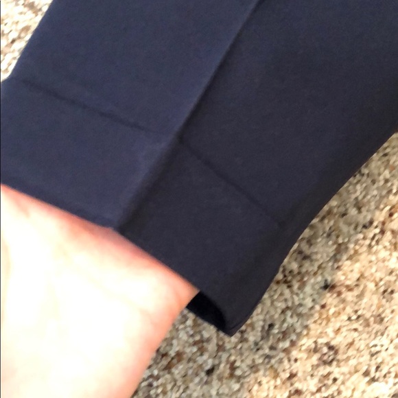Tahari ASL cropped slacks- navy - Picture 2 of 6